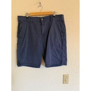 Weatherproof Mens Cargo Shorts 38 College Blue Ripstop Utility Dad Shorts